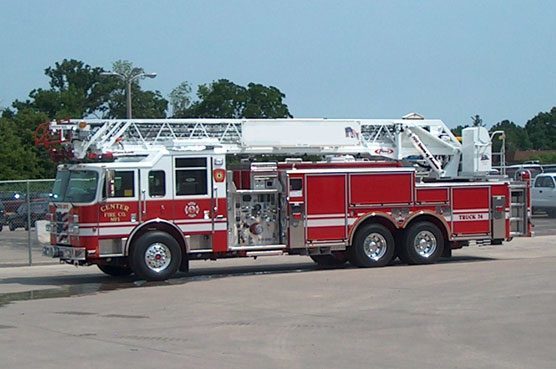 fire truck parked