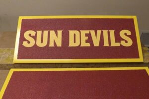 School's Team Name on Durable Anti-Slip Walkway Cover